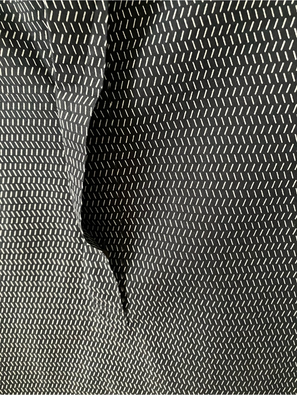 COS Black Micro-Pattern Polo - Picture 5 of 9